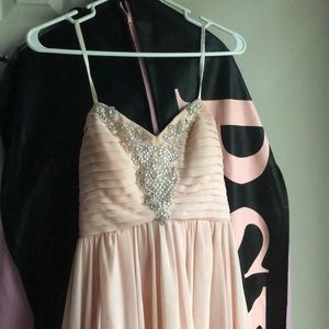 Pastel Pink Prom Dress